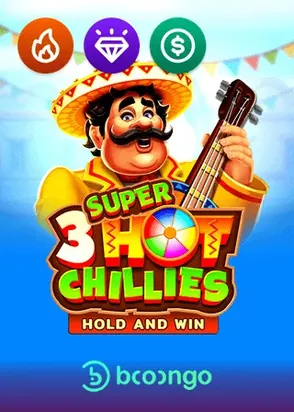 3 Super Hot Chillies pokie by 3Oaks at Grand Rush