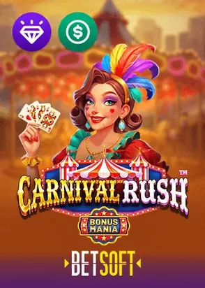 Carnival Rush pokie by Betsoft at Grand Rush
