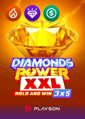 Diamonds Power XXL Hold And Win pokie by Playson at Grand Rush